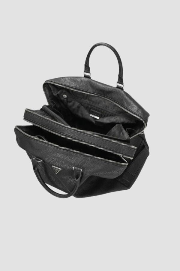 GUESS Czarna męska podróżna torba Torino Duffle