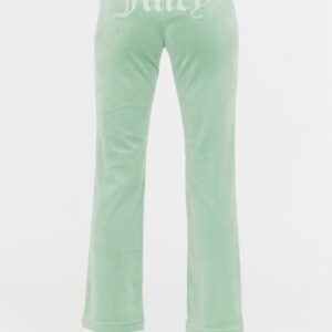 JUICY COUTURE Seledynowe damskie spodnie dresowe Tina