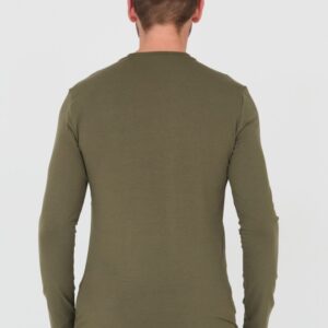 17813af6fcebd98ea84072a7b06e8cd762f7e8ba GUESS Zielony męski longsleeve Core Tee