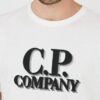 C.P. COMPANY Biały męski t-shirt Short Sleeve