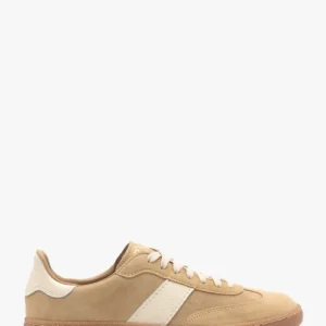 Beżowe sportowe półbuty damskie