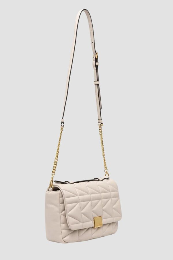 KARL LAGERFELD Beżowa damska torebka Handle Cb