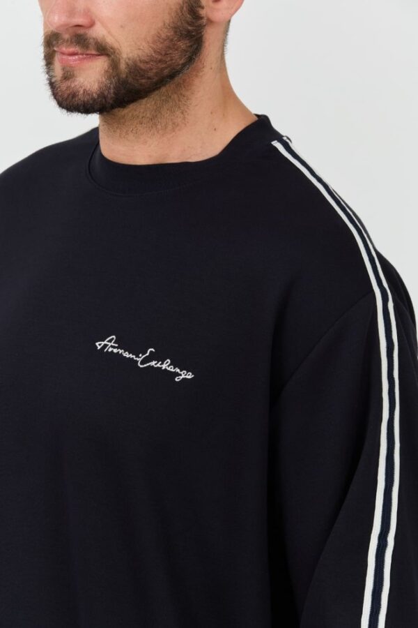 ARMANI EXCHANGE Granatowa męska bluza