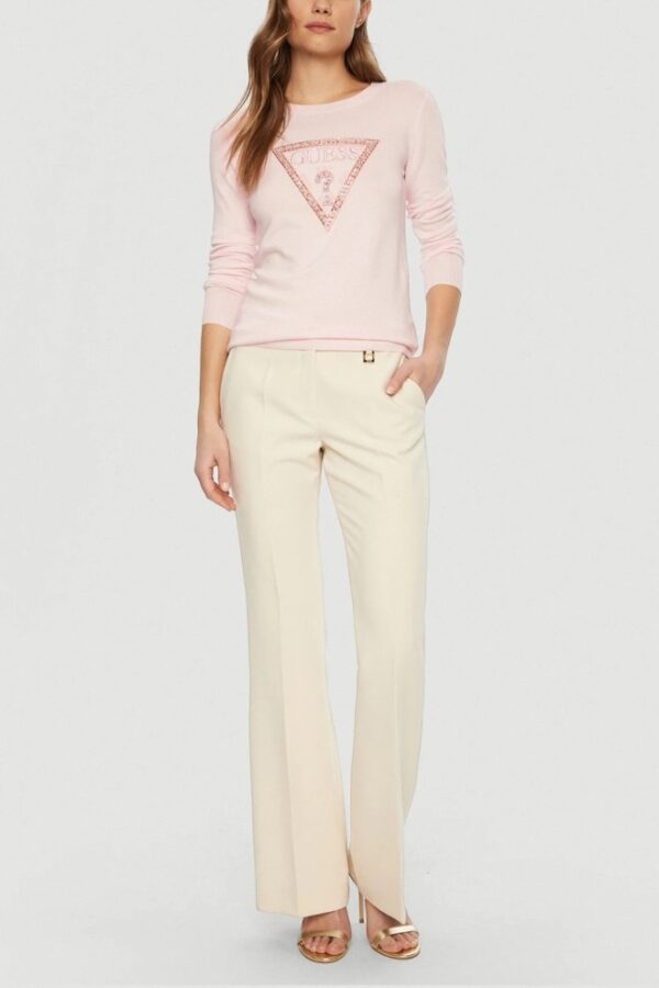 GUESS Różowy damski sweter Ivory