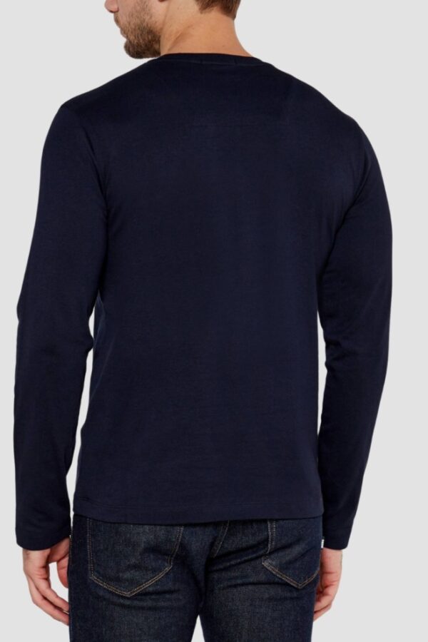 AERONAUTICA MILITARE Granatowy męski longsleeve