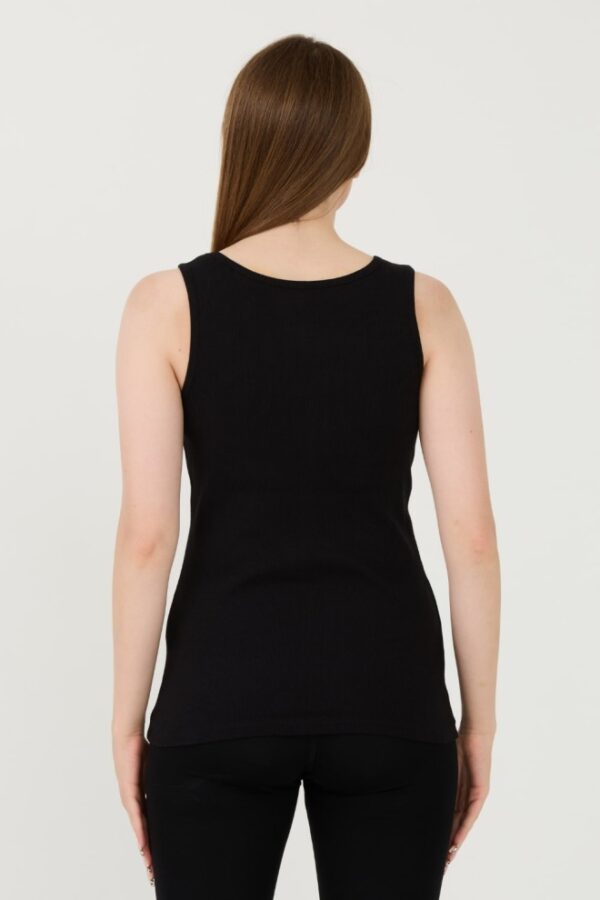 GUESS Czarny damski top Logo Tank