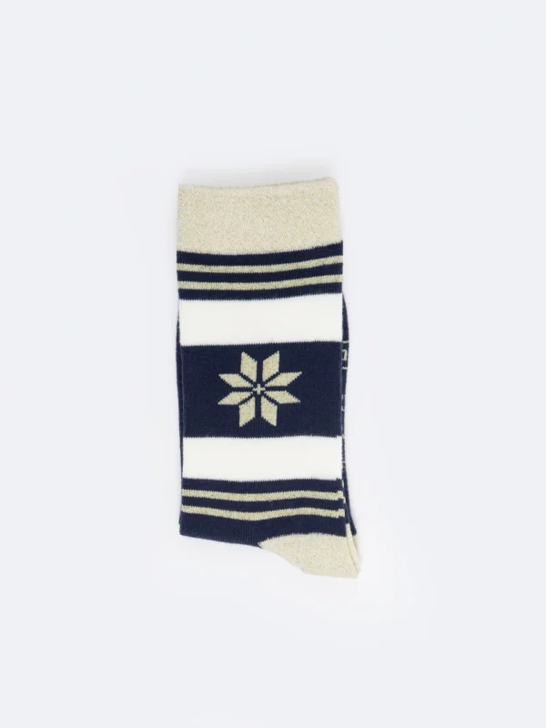 1f4bf338e5047321acbd56fe5b480f8f4a033559 Skarpety damskie długie z wiskozy świąteczne Merryla 000