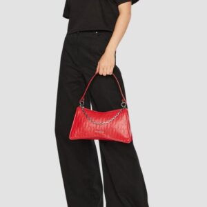 1fffdab26ecafb37735dfb663218b4281d9466a1 KARL LAGERFELD Czarny damski top Hearts Cropped