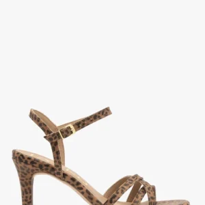 Sandały damskie w panterkę