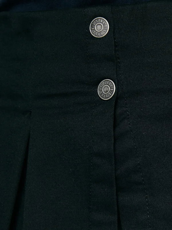 Spódnico-szorty dziewczęce rozkloszowane czarne Kardilana 906