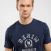 Koszulka męska z nadrukiem granatowa Bester 403