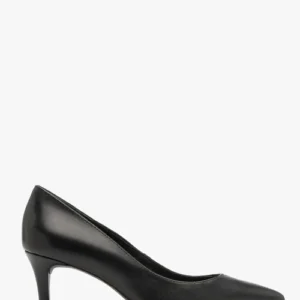 Czarne czółenka na obcasie