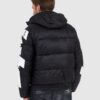 INVICTA Czarna kurtka puchowa męska z dużym logo