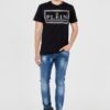 PHILIPP PLEIN T-shirt męski z dużym logo