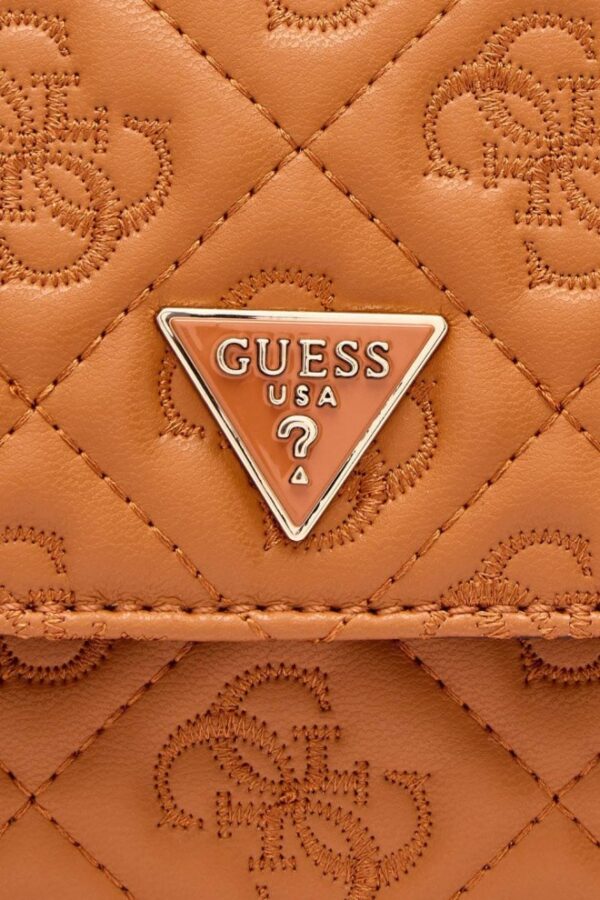GUESS Brązowa damska kopertówka Adelasia Cnvrtble