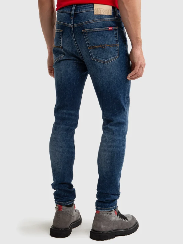 25e792728d317188b14ab160f94cce640b9536fb Jeansy męskie granatowe Deric High Waist 526