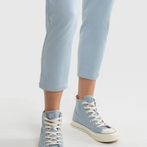 Trampki damskie wysokie błękitne NN274279 400