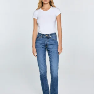 Jeansy damskie proste granatowe Charlotte 570