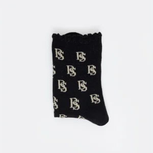 Skarpety damskie z wiskozy czarne Glamura 906