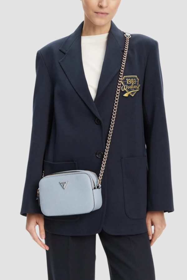 GUESS Błękitna kopertówka damska Noelle II