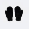 Rękawiczki dziewczęce jednopalczaste czarne Cattia 906
