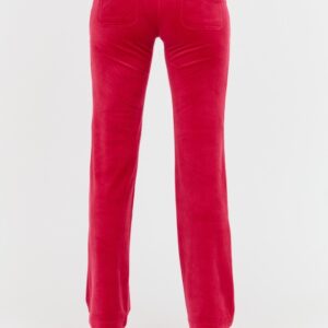 JUICY COUTURE Czerwone damskie spodnie dresowe Del Ray Pocket Pant