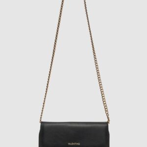 VALENTINO Czarny portfel na łańcuszku Kalua Pochette
