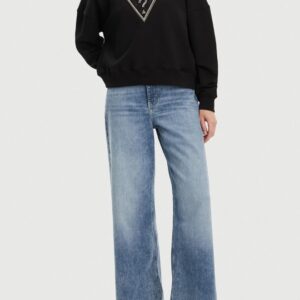 GUESS Czarna damska bluza z cyrkoniami Rachele