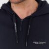 ARMANI EXCHANGE Granatowa męska bluza z kapturem