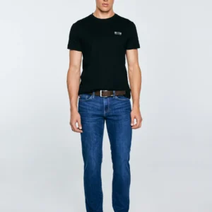 Koszulka męska z nadrukiem czarna Tatisar 906