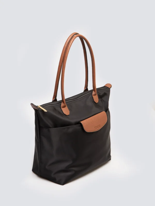 Torebka damska shopperka czarna Naira 906