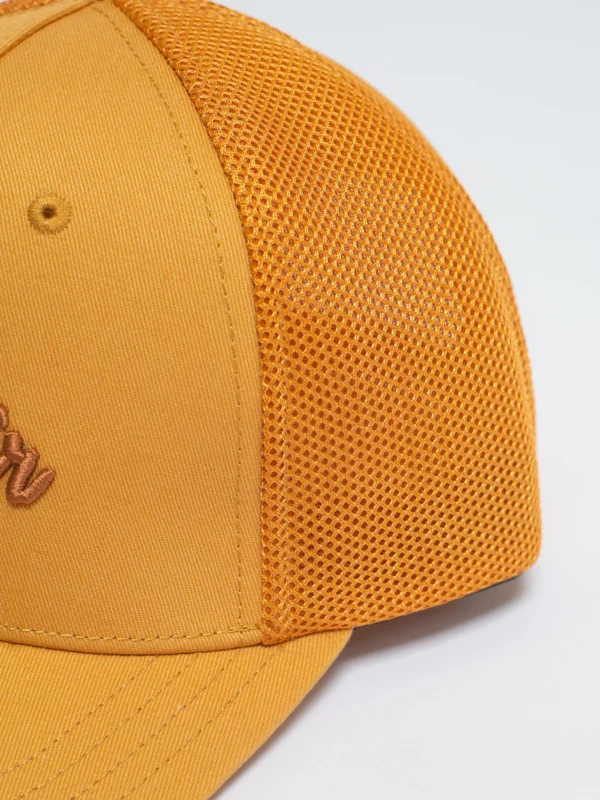 Czapka męska z daszkiem pomaraŅczowa Kiko 700