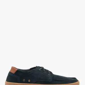 Welurowe półbuty męskie w stylu casua