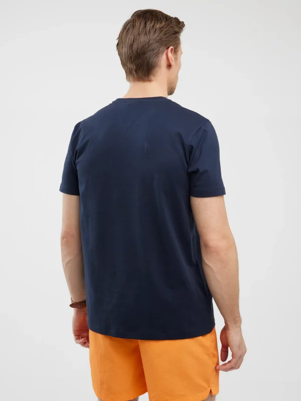 Koszulka męska z nadrukiem granatowa Bester 403