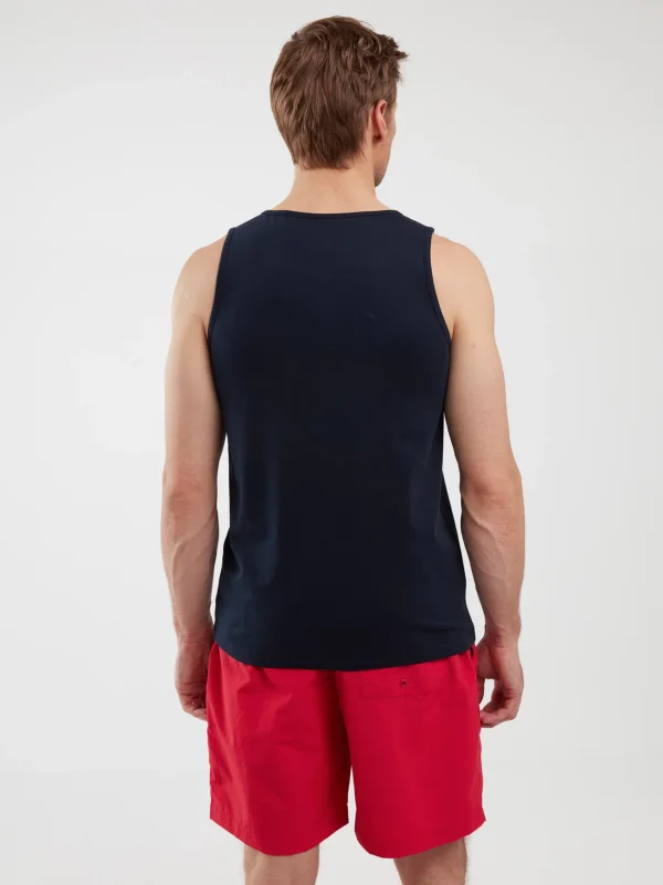 Koszulka męska bez rękawów granatowa Richard 403