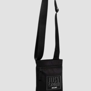 2eb1a9642a754516a80a6e28f56f0eb58f3fa2c2 JUST CAVALLI Czarna torba męska Range Institutional Logo