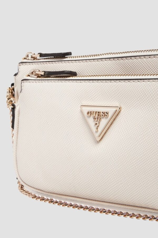 GUESS Beżowa damska torebka 2 w 1 Noelle
