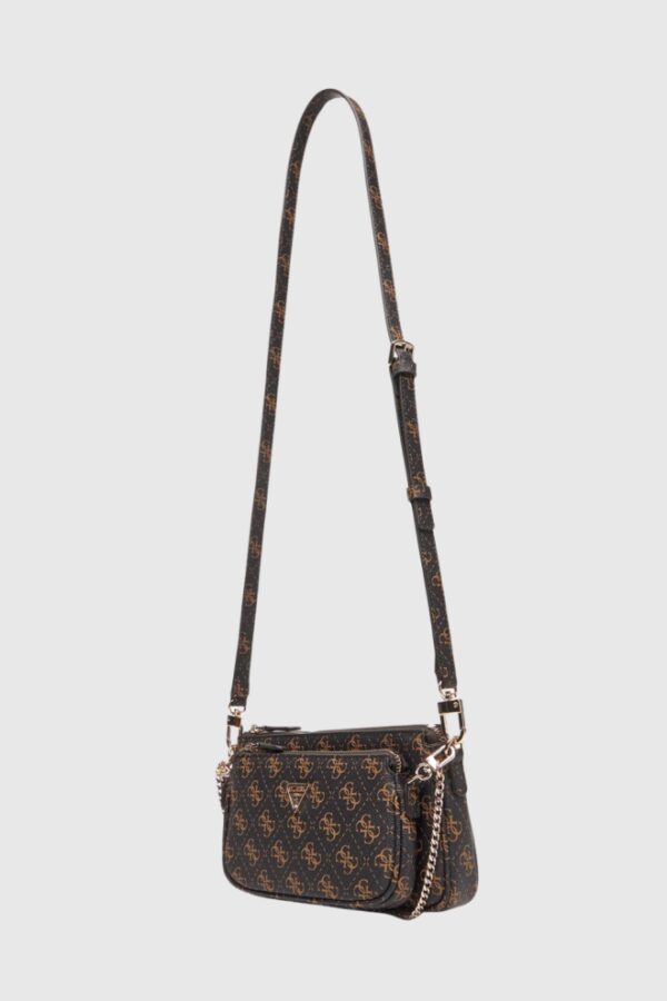 GUESS Brązowa kopertówka damska Noelle II