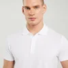 Koszulka męska polo biała Markolinos 101