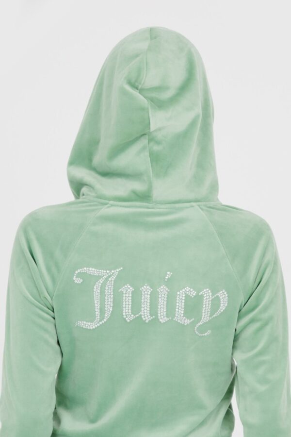 JUICY COUTURE Seledynowa damska bluza Madison