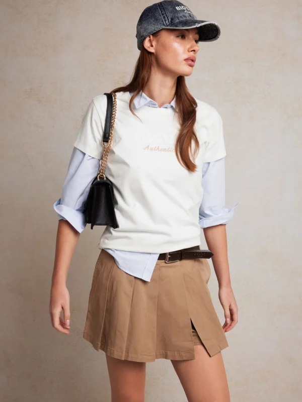 Koszulka damska z logo BIG STAR z kolekcji Authentic biała Della 100