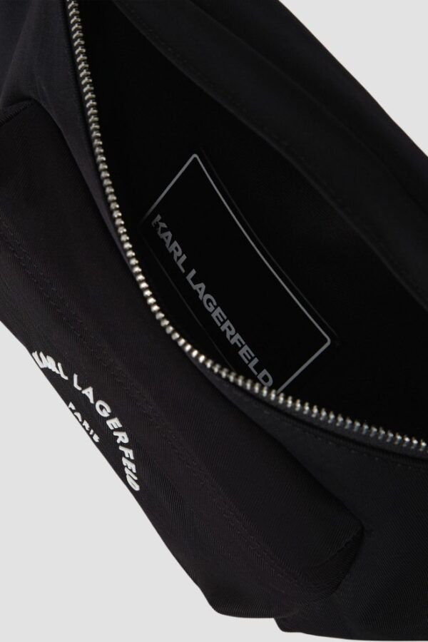 KARL LAGERFELD Czarna męska nerka K/rsg Nylon Bumbag