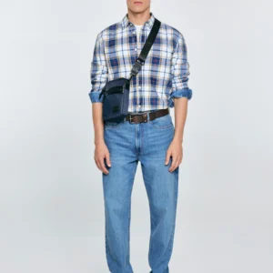 Torba męska typu crossbody granatowa Wotino 403