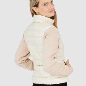 BLAUER Ecru bezrękawnik damski Sherri