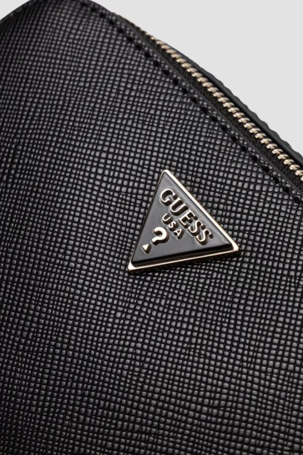 GUESS Czarna mała damska kopertówka Noelle