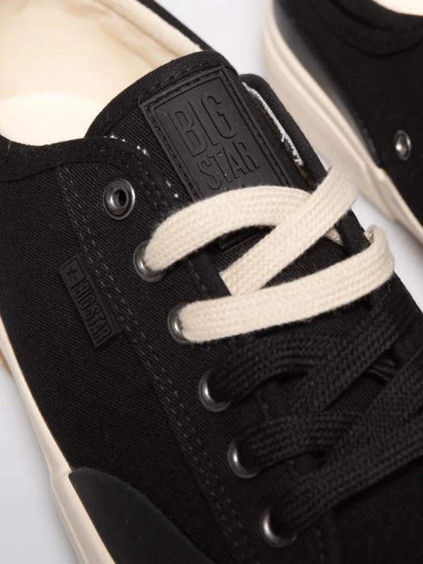 Trampki męskie niskie czarne RR174065 906