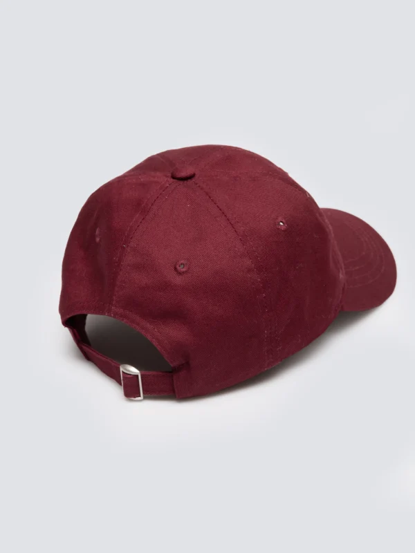 35558997b53c686d8ebdcca2a61194a6f86462a9 Czapka damska z daszkiem z haftem bordowa Bellia 604