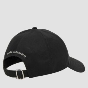 KARL LAGERFELD Czapka z daszkiem damska z cyrkonami Ikon