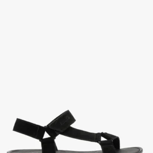 Czarne sandały męskie na rzep