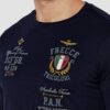 AERONAUTICA MILITARE Granatowy męski longsleeve